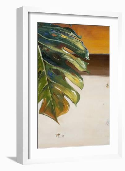 The Green Leaf II-Patricia Pinto-Framed Premium Giclee Print