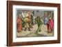 The Green Man Depicted as One of a Group of Shrovetide Characters in 16th Century Holland-Pieter Bruegel the Elder-Framed Art Print