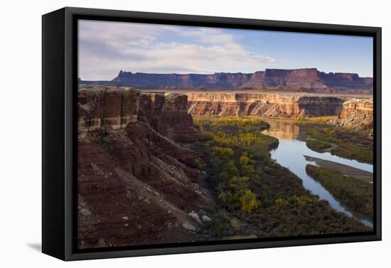 The Green River as Seen from the White Rim Trail in Canyonlands National Park, Utah-Sergio Ballivian-Framed Premier Image Canvas