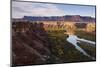 The Green River as Seen from the White Rim Trail in Canyonlands National Park, Utah-Sergio Ballivian-Mounted Photographic Print