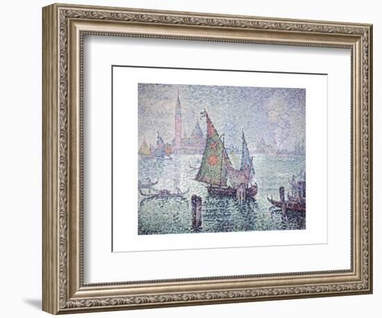 The Green Sail, Venice, 1904-Paul Signac-Framed Giclee Print