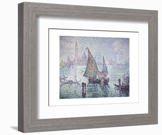 The Green Sail, Venice, 1904-Paul Signac-Framed Giclee Print