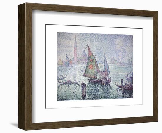 The Green Sail, Venice, 1904-Paul Signac-Framed Giclee Print