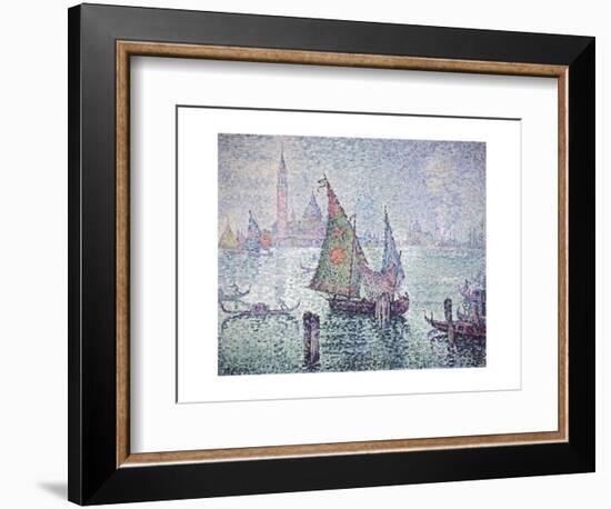 The Green Sail, Venice, 1904-Paul Signac-Framed Giclee Print