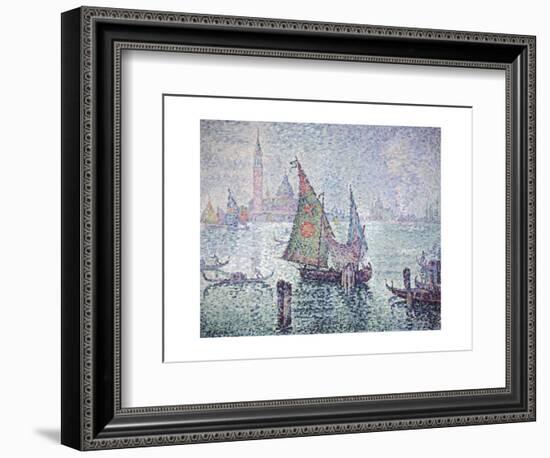 The Green Sail, Venice, 1904-Paul Signac-Framed Giclee Print