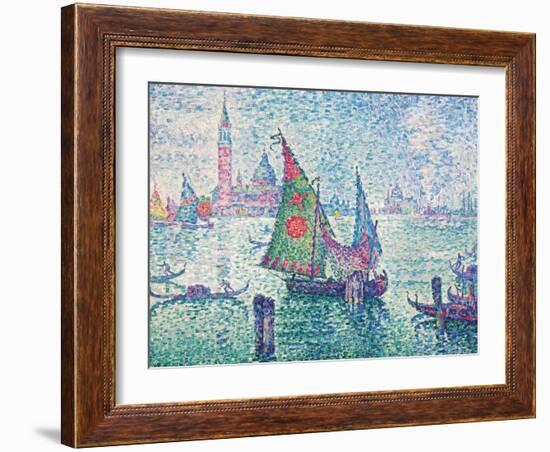 The Green Sail-Paul Signac-Framed Giclee Print