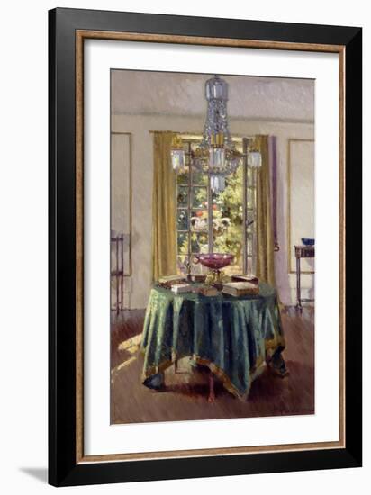 The Green Table Cloth, 1926-Patrick William Adam-Framed Giclee Print