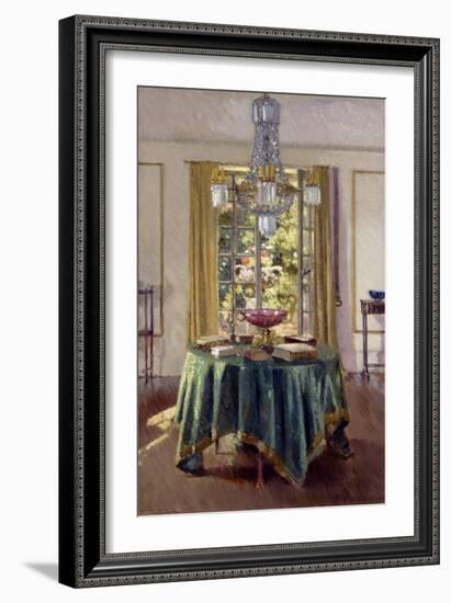 The Green Table Cloth, 1926-Patrick William Adam-Framed Giclee Print