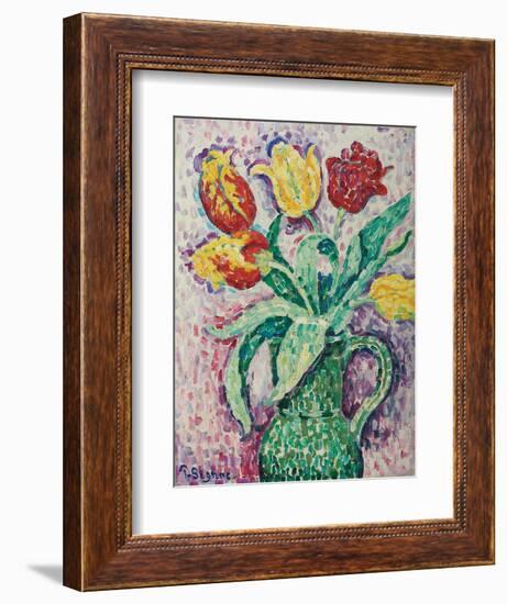 The Green Vase, 1920-Paul Signac-Framed Giclee Print