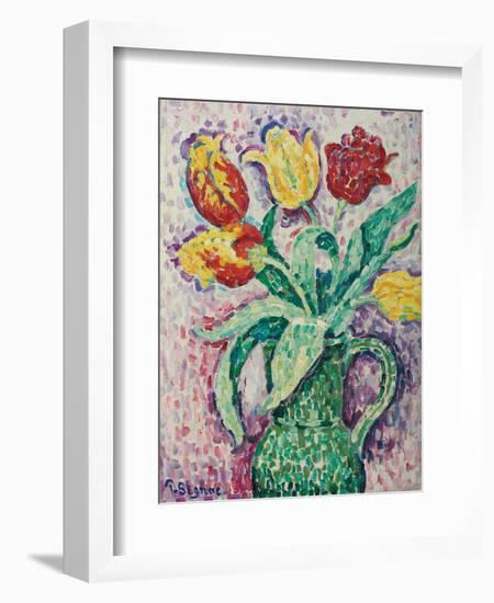 The Green Vase, 1920-Paul Signac-Framed Giclee Print