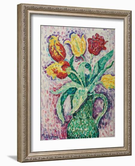 The Green Vase, 1920-Paul Signac-Framed Giclee Print