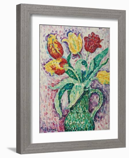 The Green Vase, 1920-Paul Signac-Framed Giclee Print