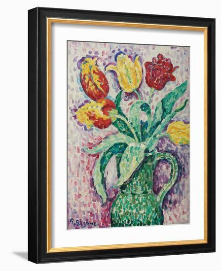 The Green Vase, 1920-Paul Signac-Framed Giclee Print