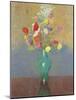 The Green Vase, C.1900 (Oil on Canvas)-Odilon Redon-Mounted Giclee Print