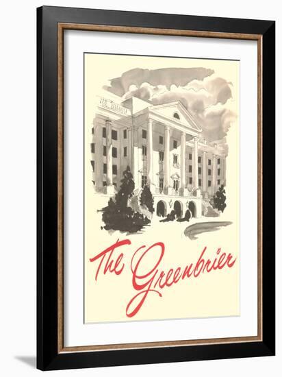 The Greenbrier-null-Framed Art Print