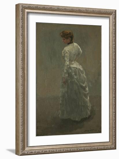 The Grey Dress, 1884-Walter Richard Sickert-Framed Giclee Print