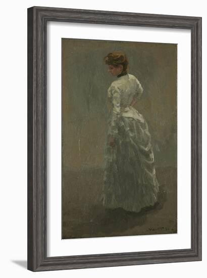 The Grey Dress, 1884-Walter Richard Sickert-Framed Giclee Print