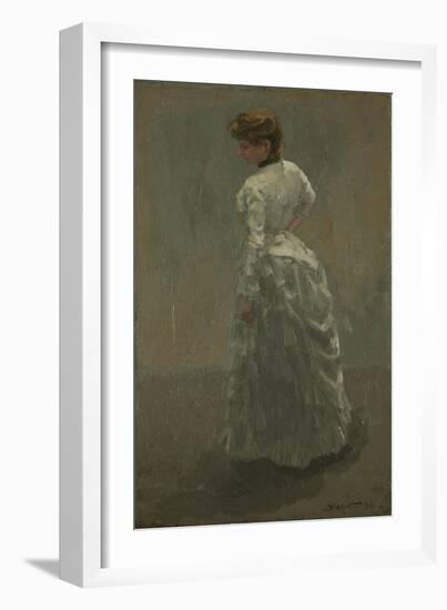 The Grey Dress, 1884-Walter Richard Sickert-Framed Giclee Print