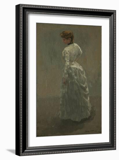 The Grey Dress, 1884-Walter Richard Sickert-Framed Giclee Print