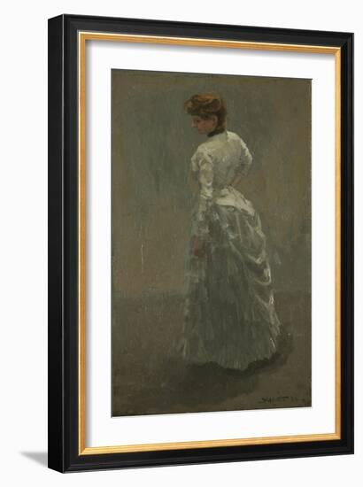 The Grey Dress, 1884-Walter Richard Sickert-Framed Giclee Print