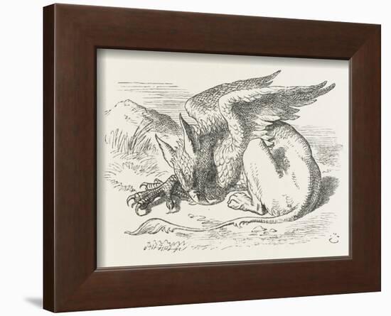 The Griffin Asleep-John Tenniel-Framed Photographic Print