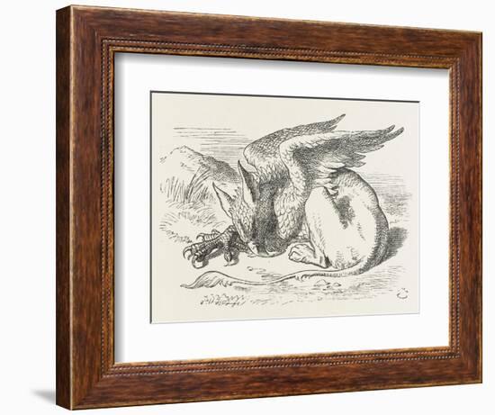 The Griffin Asleep-John Tenniel-Framed Photographic Print