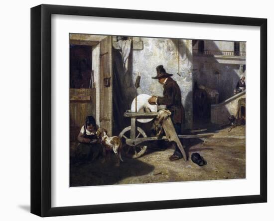 The Grinder, Ca 1840-Alexandre Gabriel Decamps-Framed Giclee Print