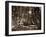 The "Grizzly Giant" - 33 feet diameter - with Galen Clark, Mariposa Grove, Yosemite, California, 18-Carleton Watkins-Framed Art Print