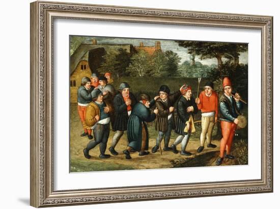 The Groom's Procession-Abel Grimmer-Framed Giclee Print