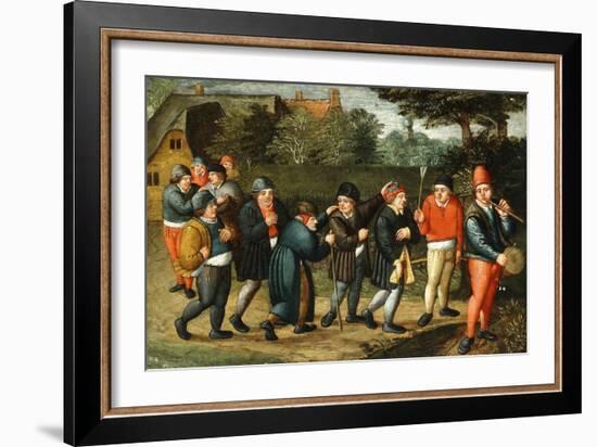 The Groom's Procession-Abel Grimmer-Framed Giclee Print