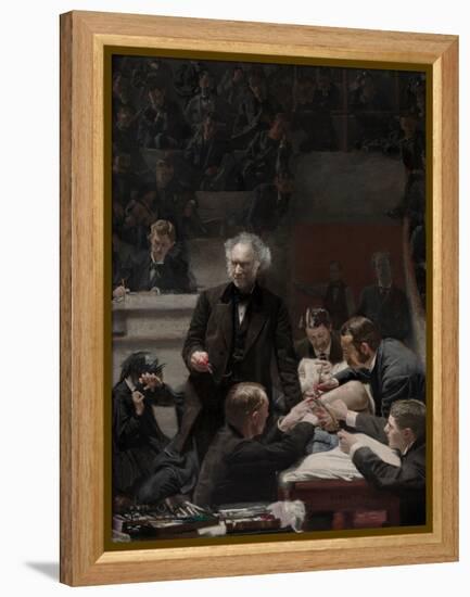 The Gross Clinic-Thomas Eakins-Framed Stretched Canvas