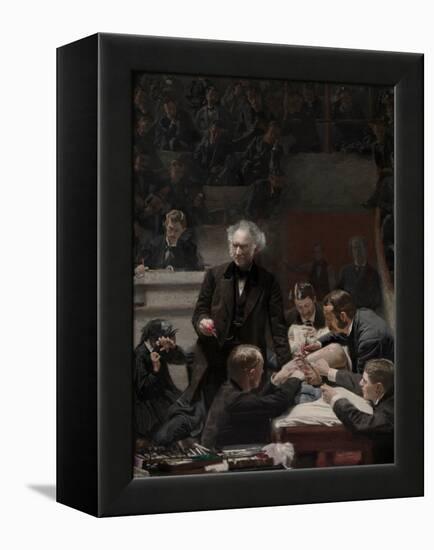 The Gross Clinic-Thomas Eakins-Framed Stretched Canvas