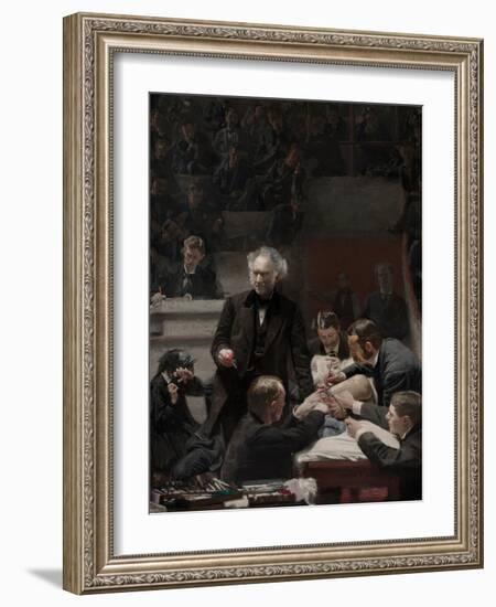 The Gross Clinic-Thomas Eakins-Framed Art Print