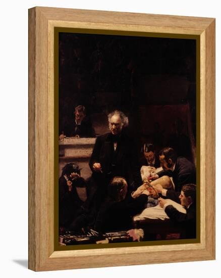 The Gross Clinic-Thomas Cowperthwait Eakins-Framed Premier Image Canvas