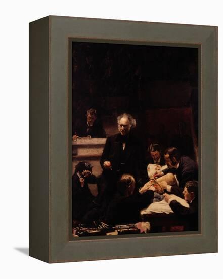 The Gross Clinic-Thomas Cowperthwait Eakins-Framed Premier Image Canvas