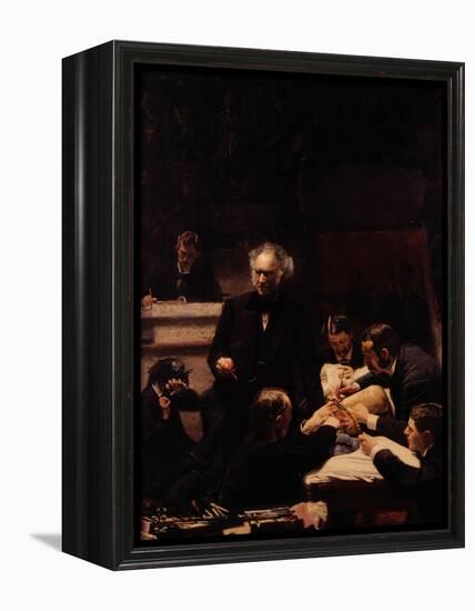 The Gross Clinic-Thomas Cowperthwait Eakins-Framed Premier Image Canvas