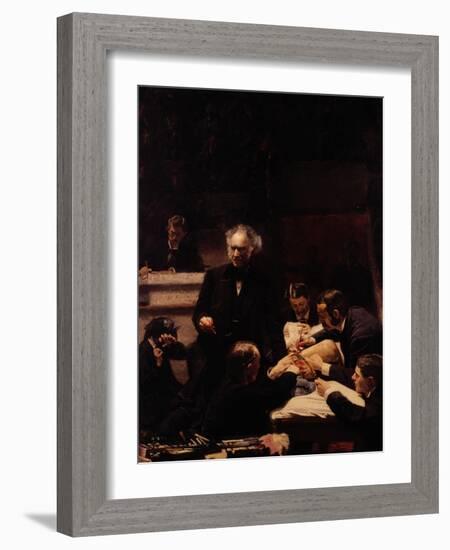 The Gross Clinic-Thomas Cowperthwait Eakins-Framed Giclee Print