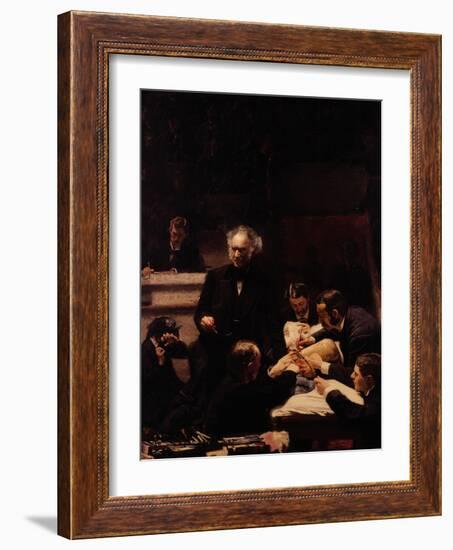 The Gross Clinic-Thomas Cowperthwait Eakins-Framed Giclee Print