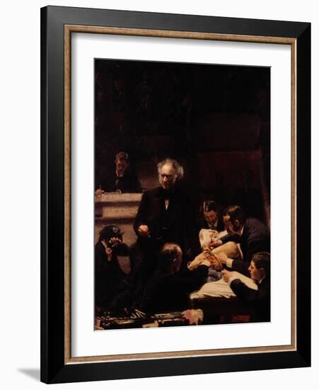 The Gross Clinic-Thomas Cowperthwait Eakins-Framed Giclee Print