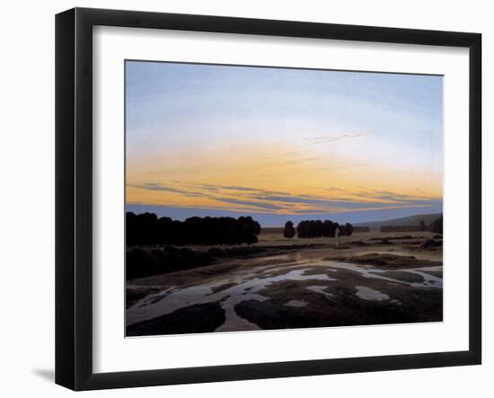 The Grosse Gehege Near Dresden, 1832-Caspar David Friedrich-Framed Giclee Print