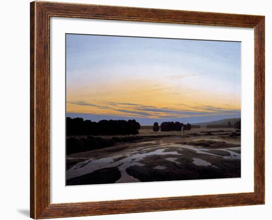 The Grosse Gehege Near Dresden, 1832-Caspar David Friedrich-Framed Giclee Print