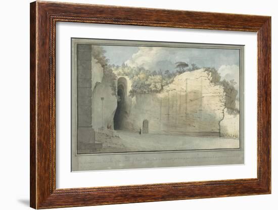 The Grotto at Posillipo, C.1782-Thomas Jones-Framed Giclee Print