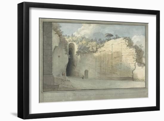 The Grotto at Posillipo, C.1782-Thomas Jones-Framed Giclee Print