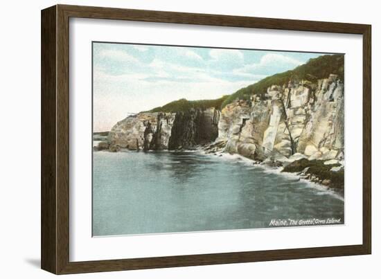 The Grotto, Orr's Island, Maine-null-Framed Art Print