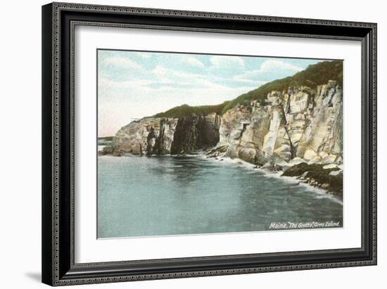 The Grotto, Orr's Island, Maine-null-Framed Art Print