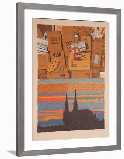 The Ground Above Us-Howard Kanovitz-Framed Limited Edition