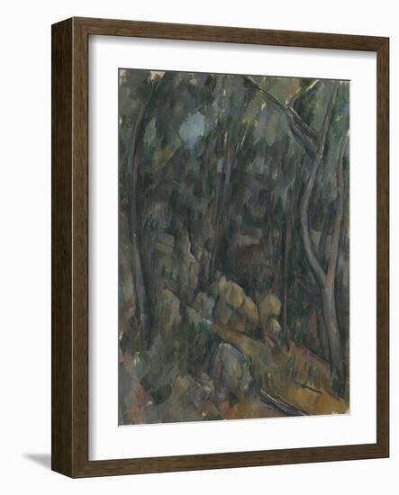 The Grounds of the Château Noir, Um 1900-1904-Paul Cézanne-Framed Giclee Print