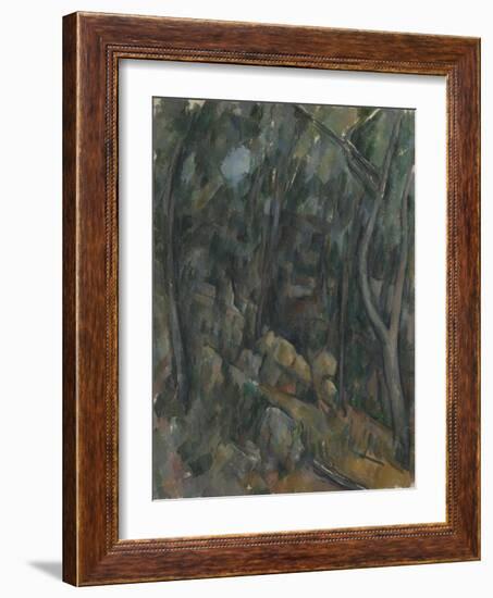 The Grounds of the Château Noir, Um 1900-1904-Paul Cézanne-Framed Giclee Print