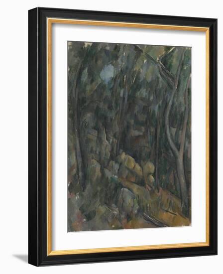 The Grounds of the Château Noir, Um 1900-1904-Paul Cézanne-Framed Giclee Print