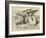 The Gryphon, Lewis Carroll-John Tenniel-Framed Giclee Print